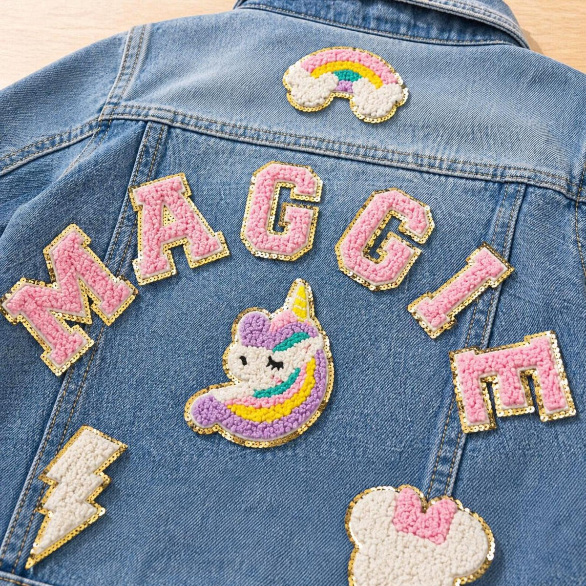 Unicorn Personalized Denim Jacket
