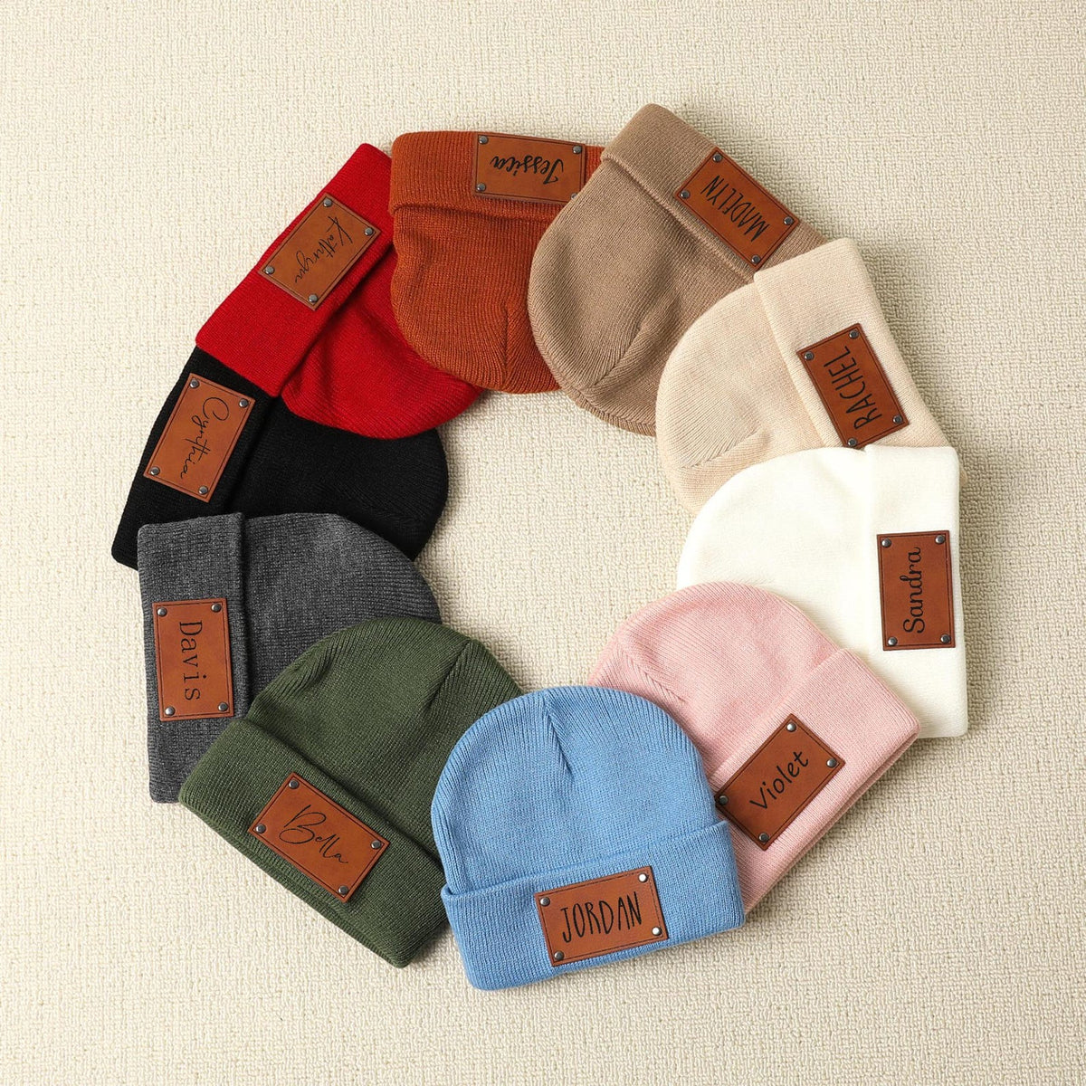 Customize Name Knit Beanie
