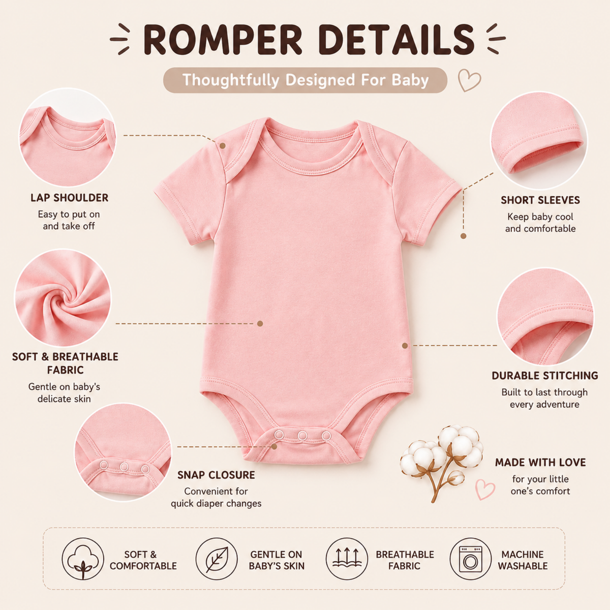 Happy Tomatoes Baby Bodysuit