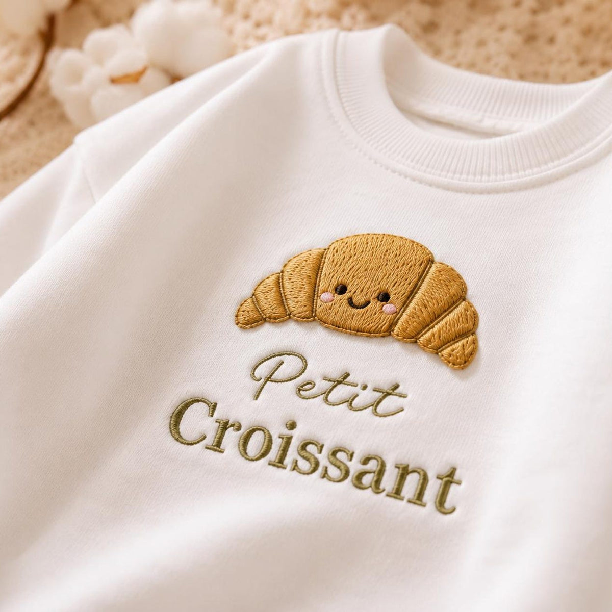 Petit Croissant Baby Romper