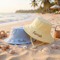 Sunny Check Personalized Bucket Hat