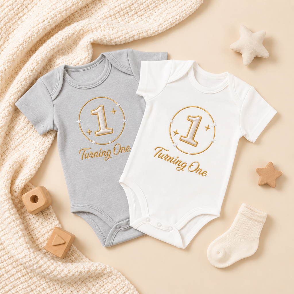 My First Birthday Baby Bodysuit