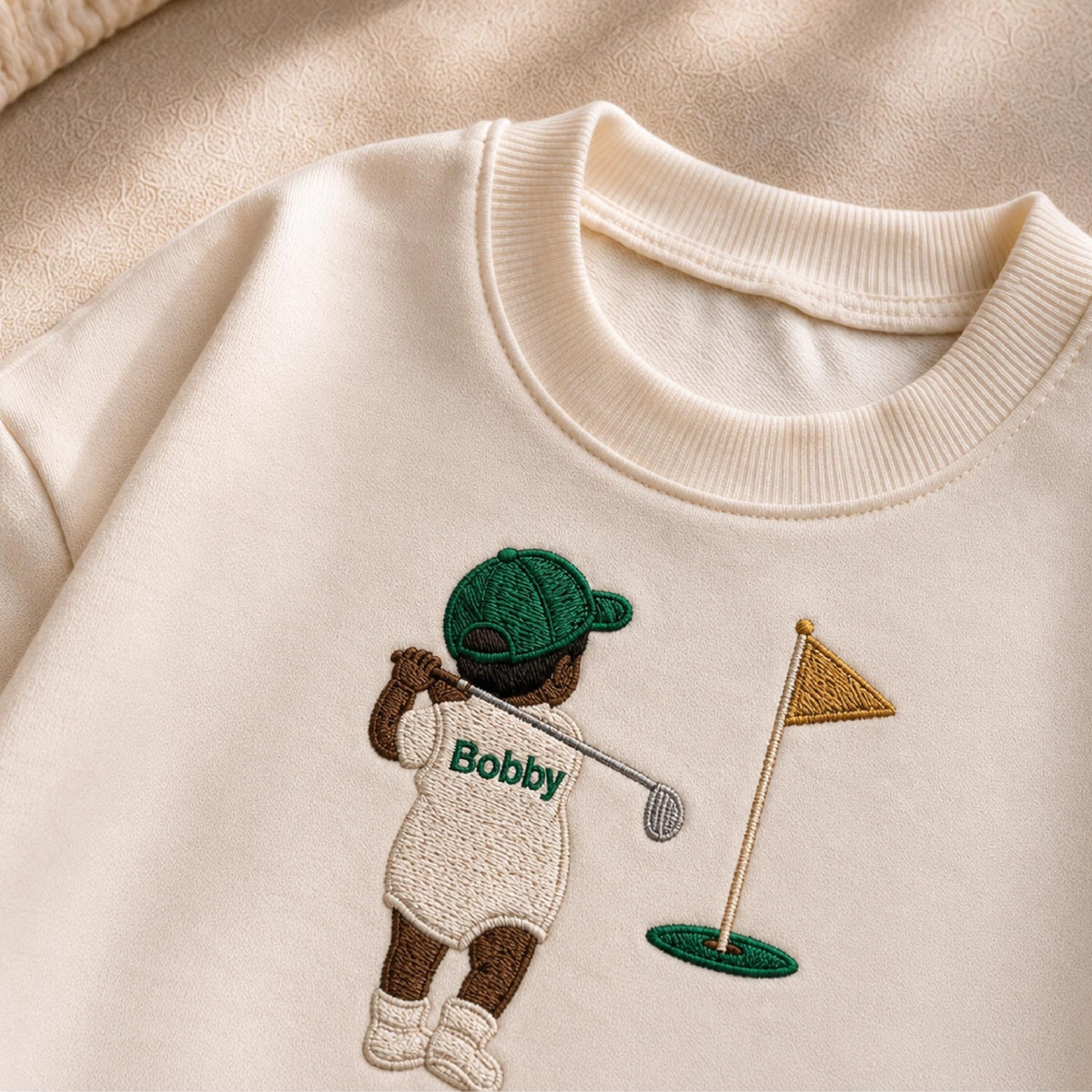 Personalized Little Golfer Baby Romper