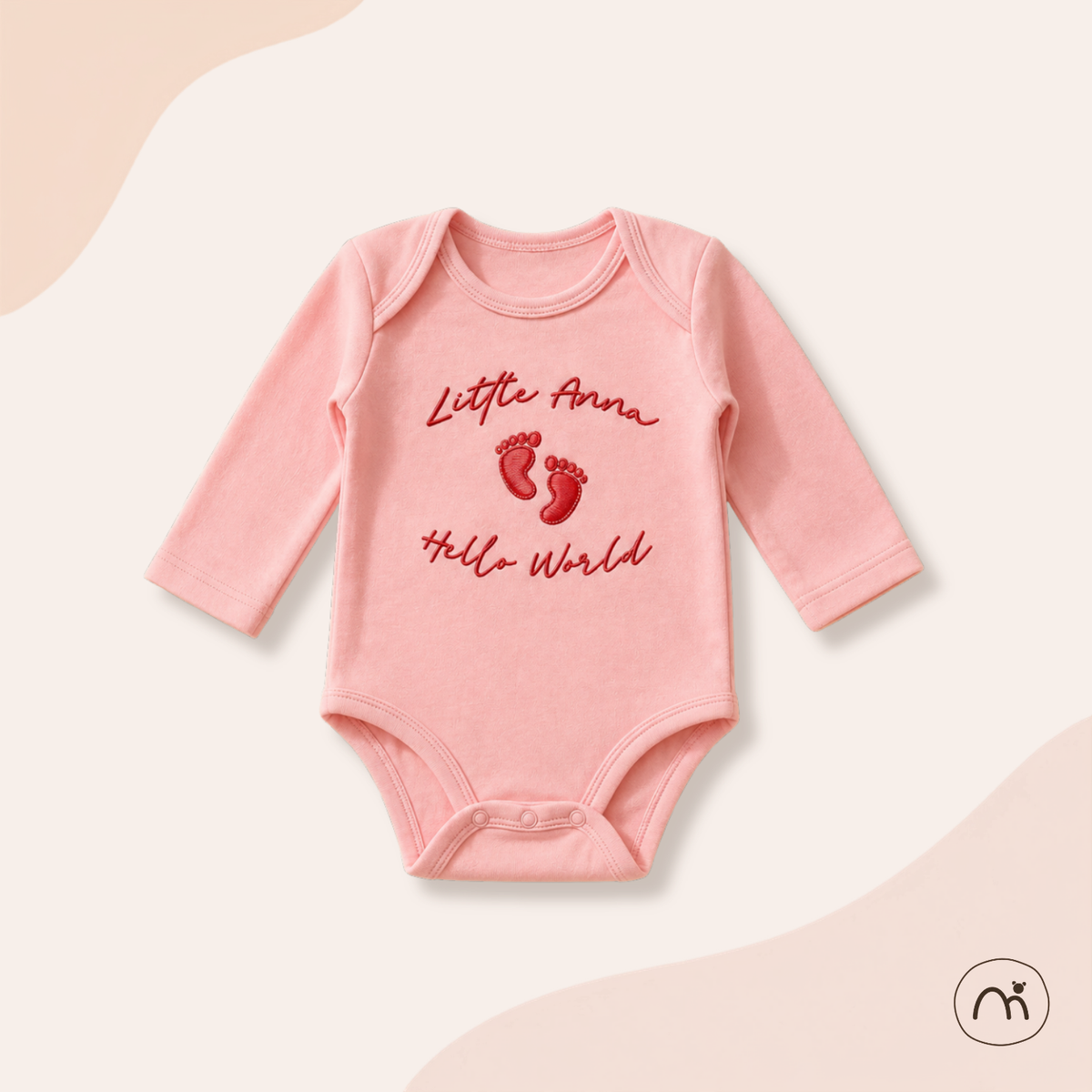 Personalized Hello Little One Bodysuit