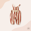 Striped Bear Pocket Baby Romper