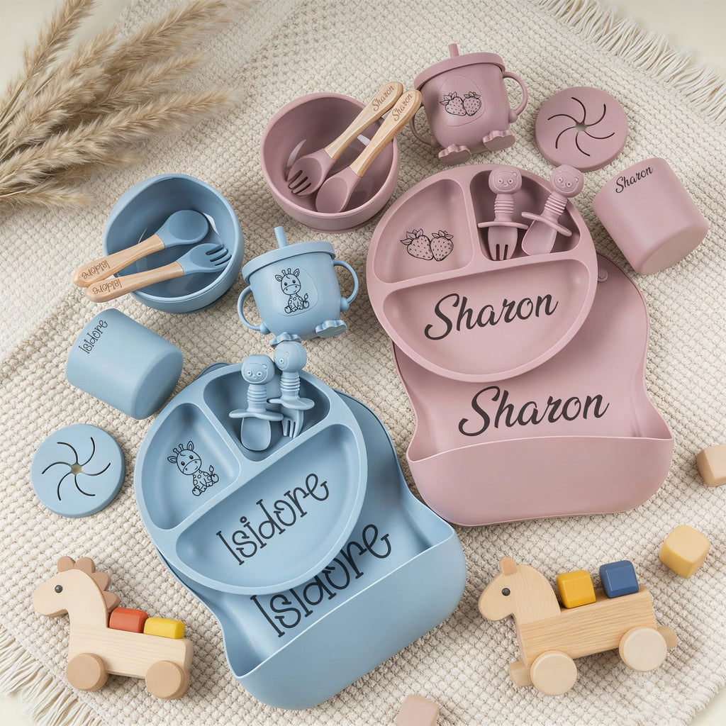 Personalized 10-Piece Baby Mealtime Set