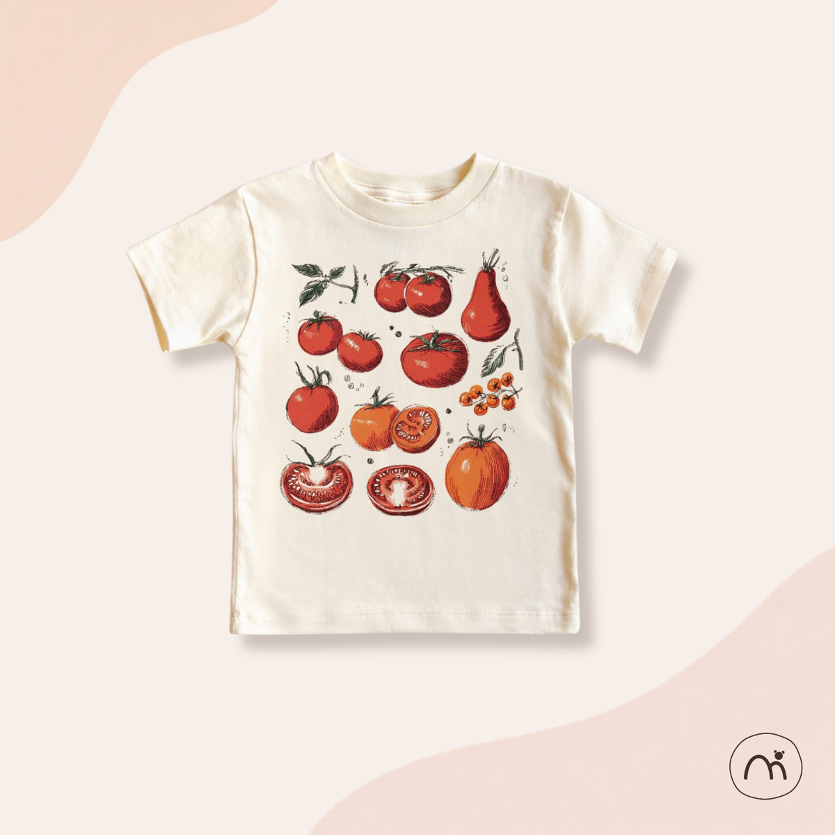 Vintage Tomato Garden Kids T-Shirt