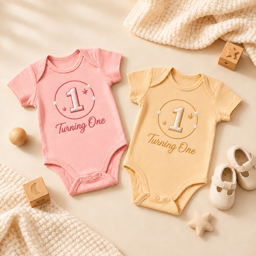 My First Birthday Baby Bodysuit