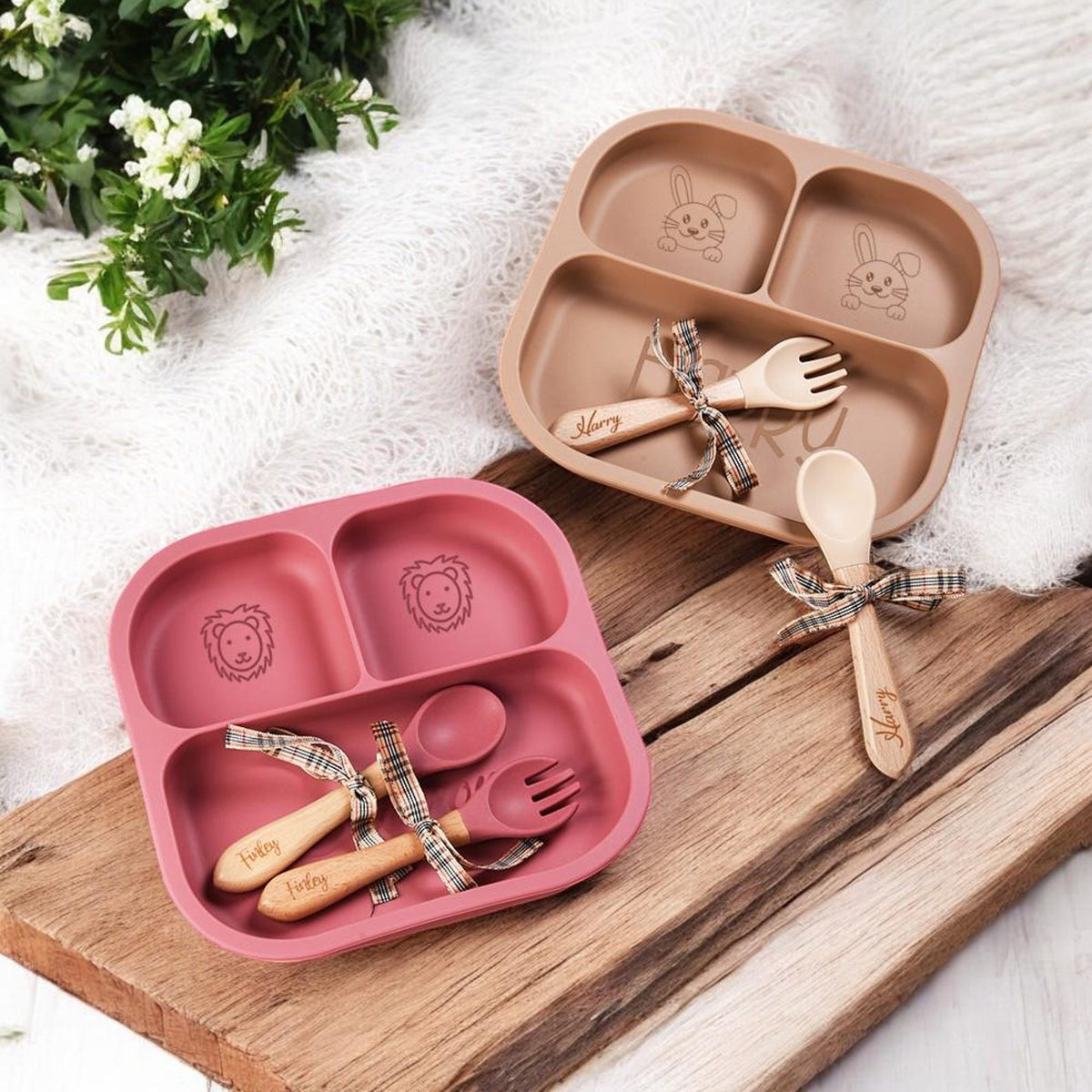 Personalized 3-Piece Baby Feeding Set