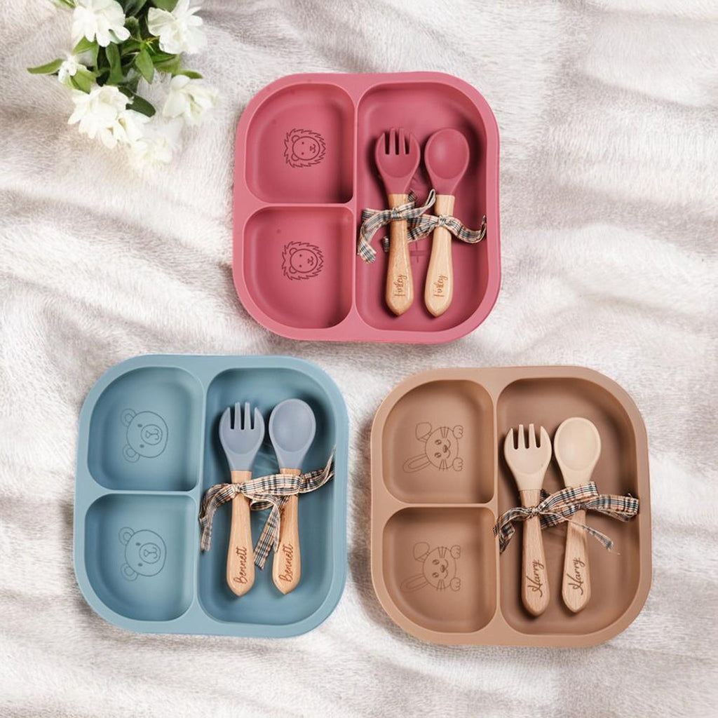 Personalized 3-Piece Baby Feeding Set