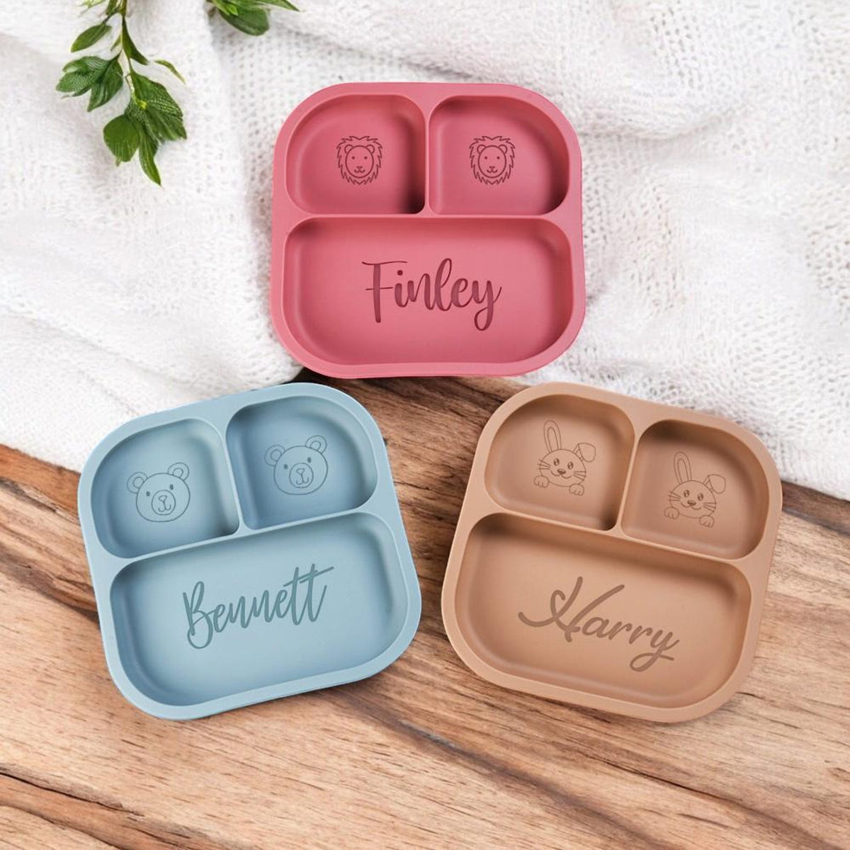 Personalized 3-Piece Baby Feeding Set