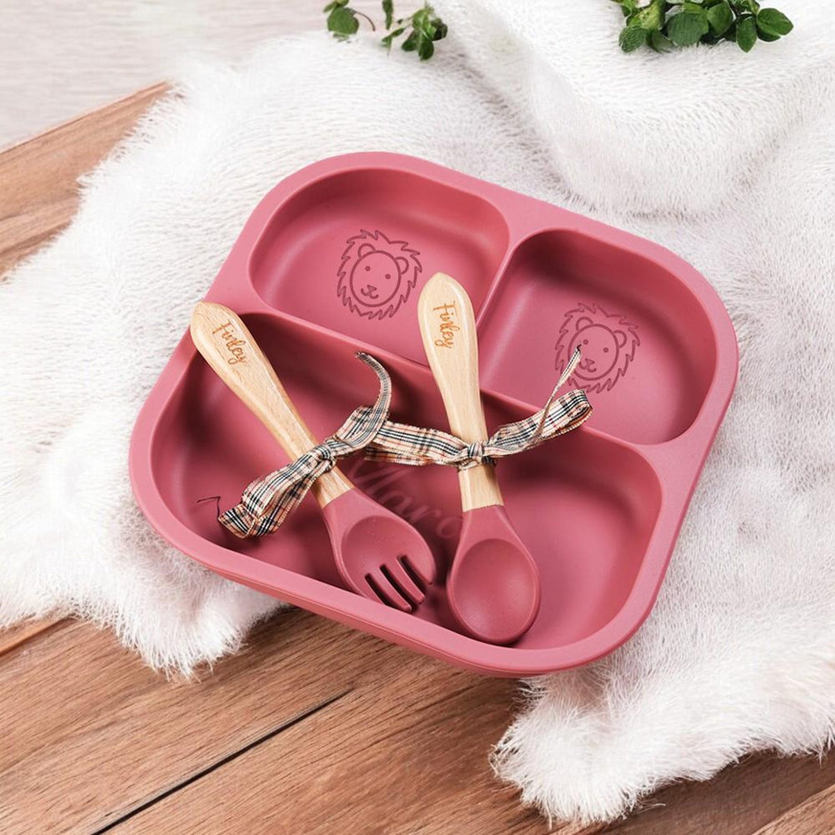Personalized 3-Piece Baby Feeding Set