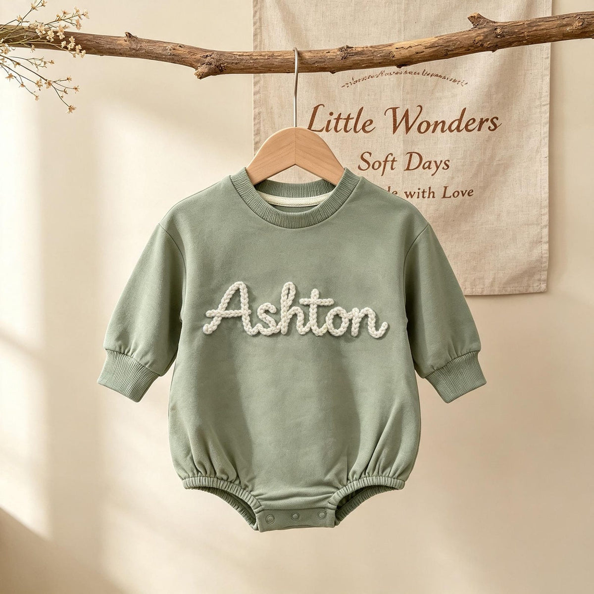 Personalized Name Bubble Romper