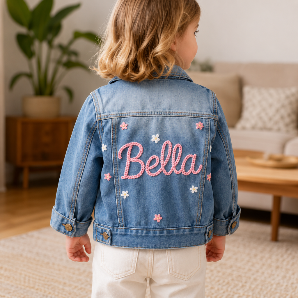 Daisy Love Personalized Denim Jacket