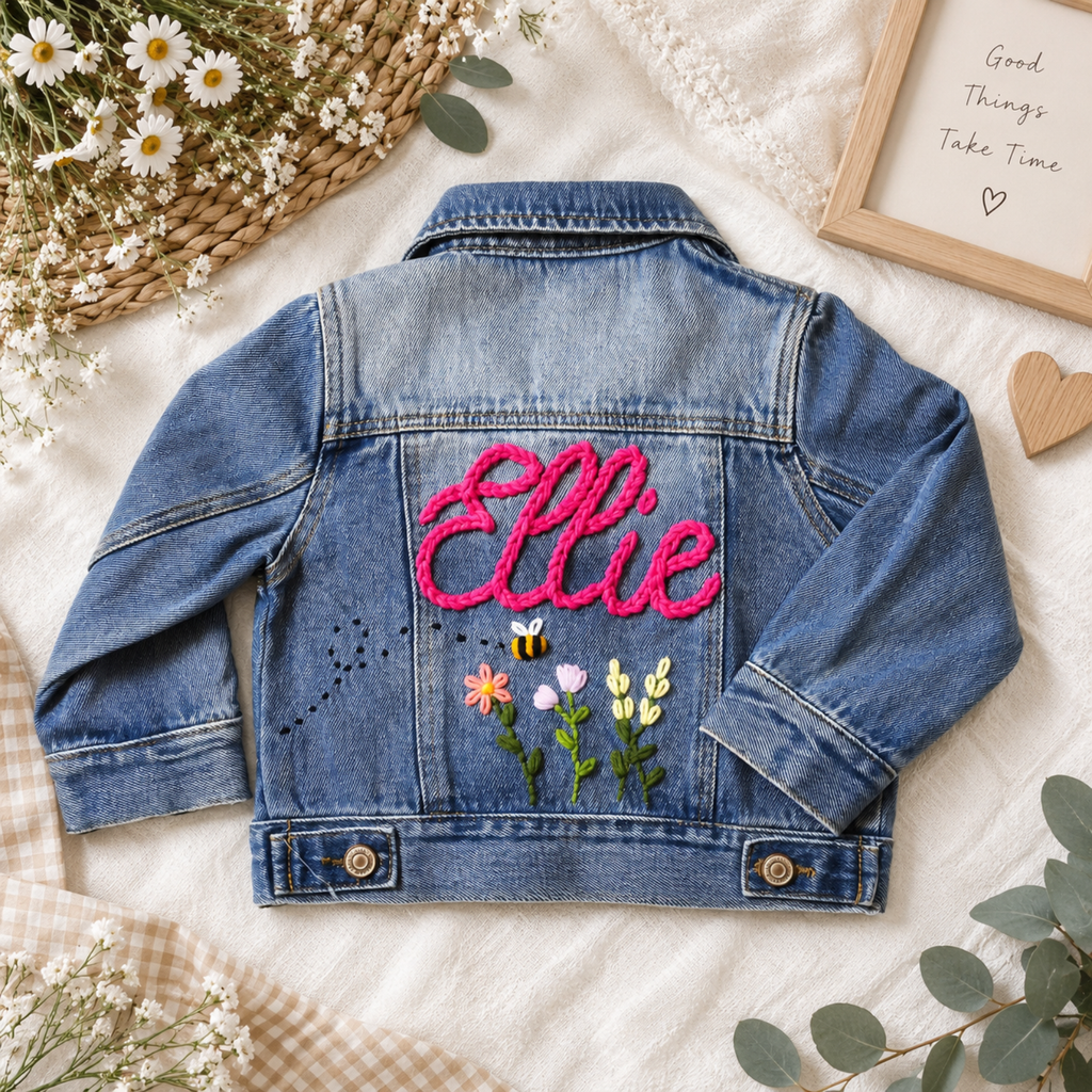 Bee & Bloom Personalized Denim Jacket