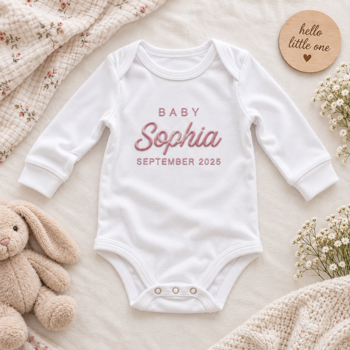 Personalized Baby Keepsake Bodysuit
