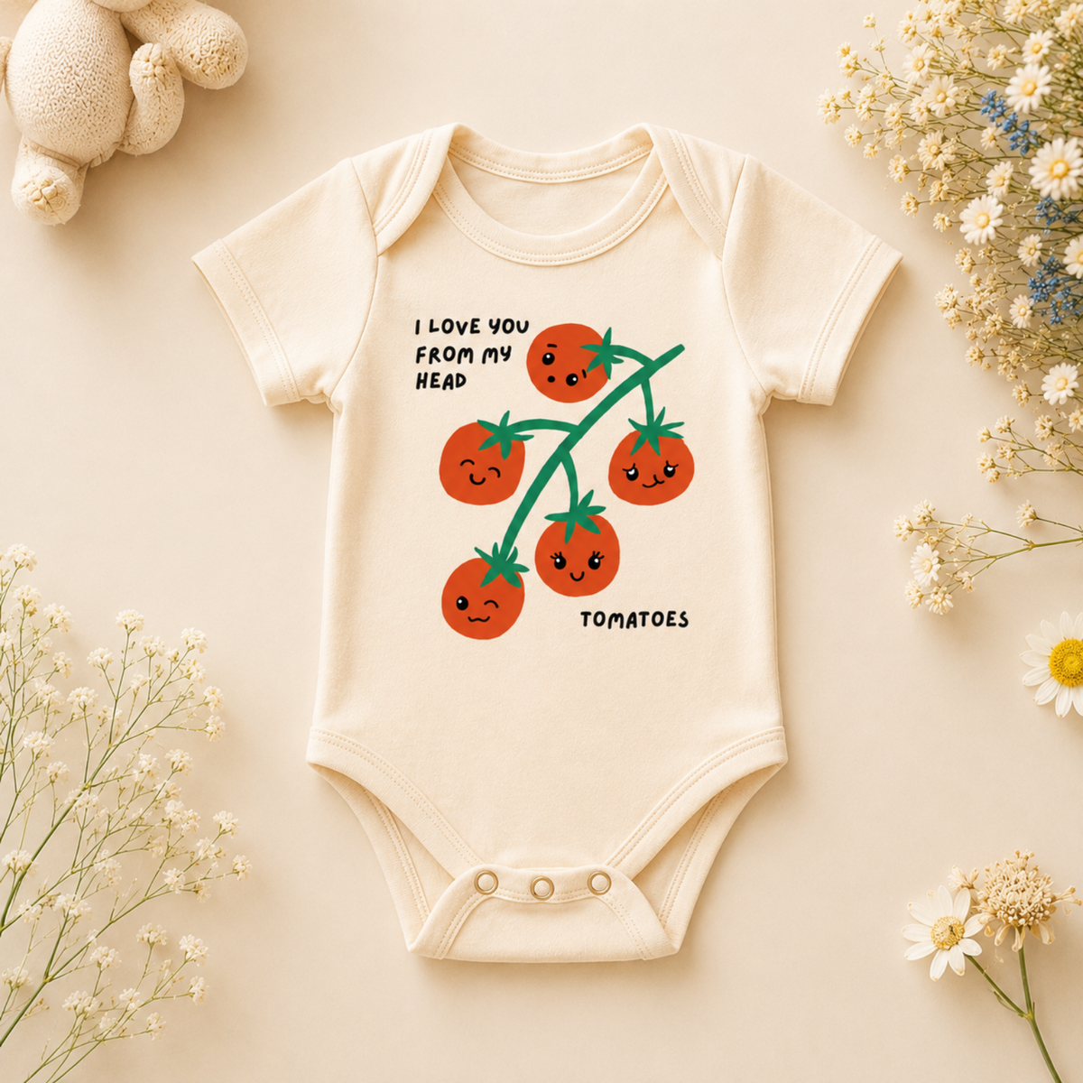 Happy Tomatoes Baby Bodysuit