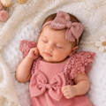 Personalized Hand-Tied Bow Headband