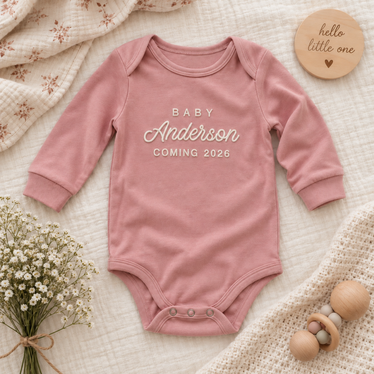 Personalized Baby Keepsake Bodysuit