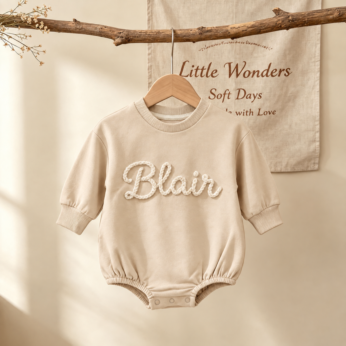 Personalized Name Bubble Romper