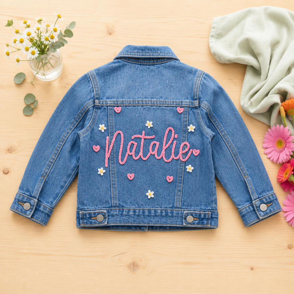 Daisy Love Personalized Denim Jacket