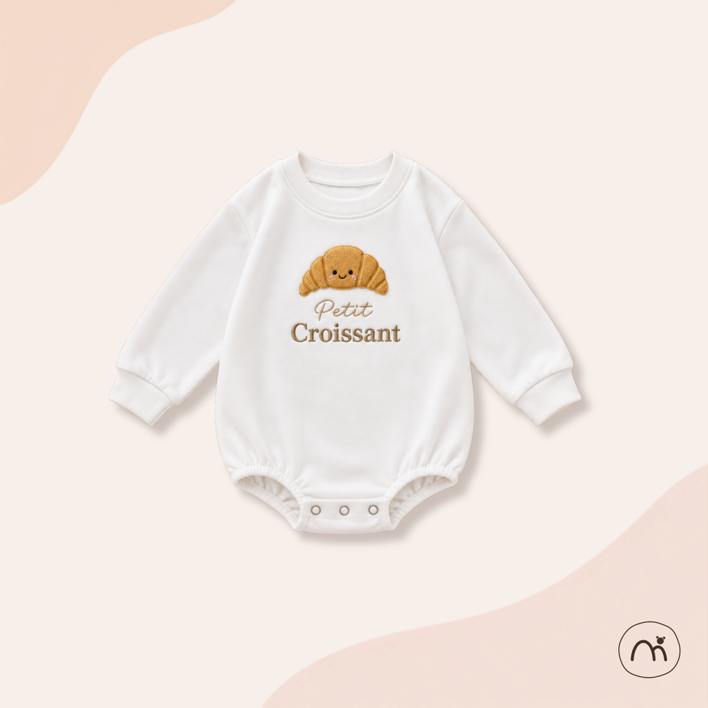 Petit Croissant Baby Romper