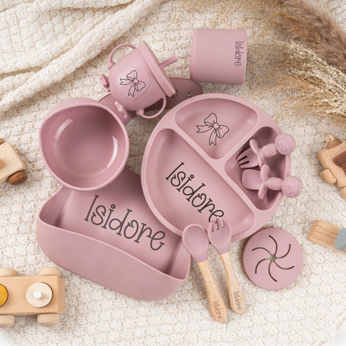 Personalized 10-Piece Baby Mealtime Set