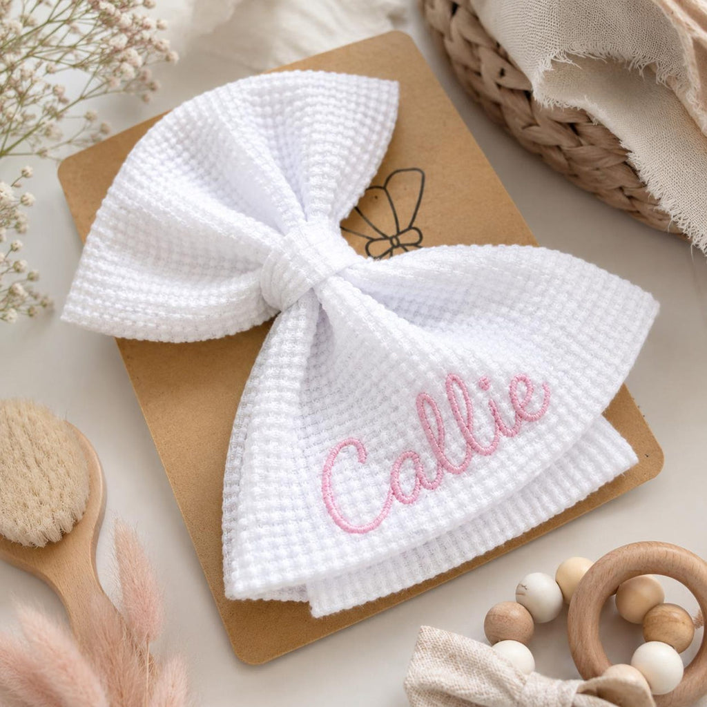 Personalized Big Bow Headband