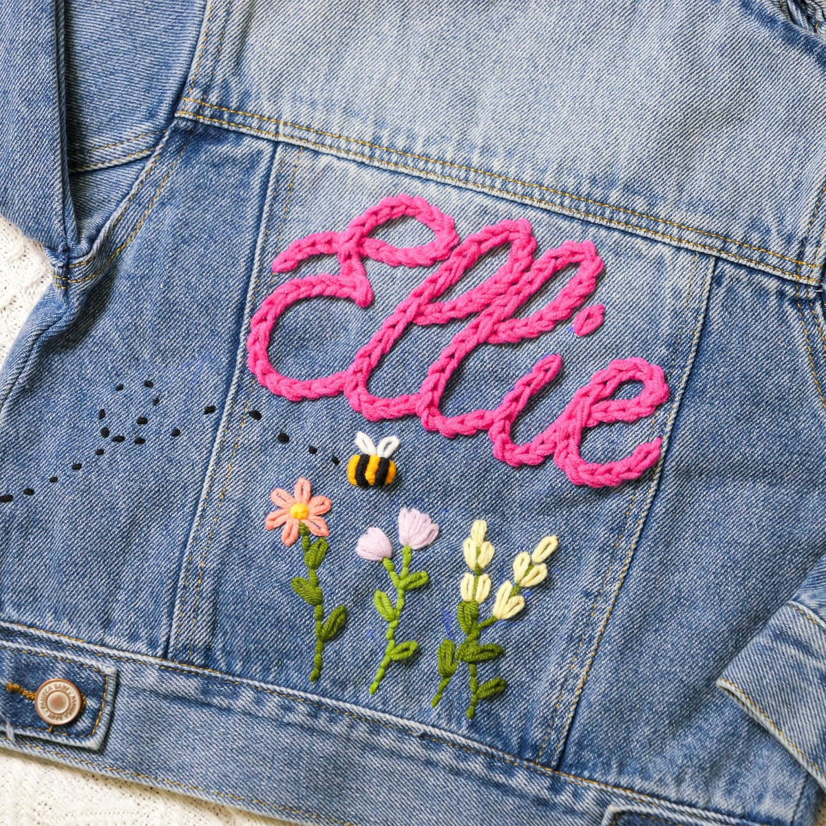 Bee & Bloom Personalized Denim Jacket