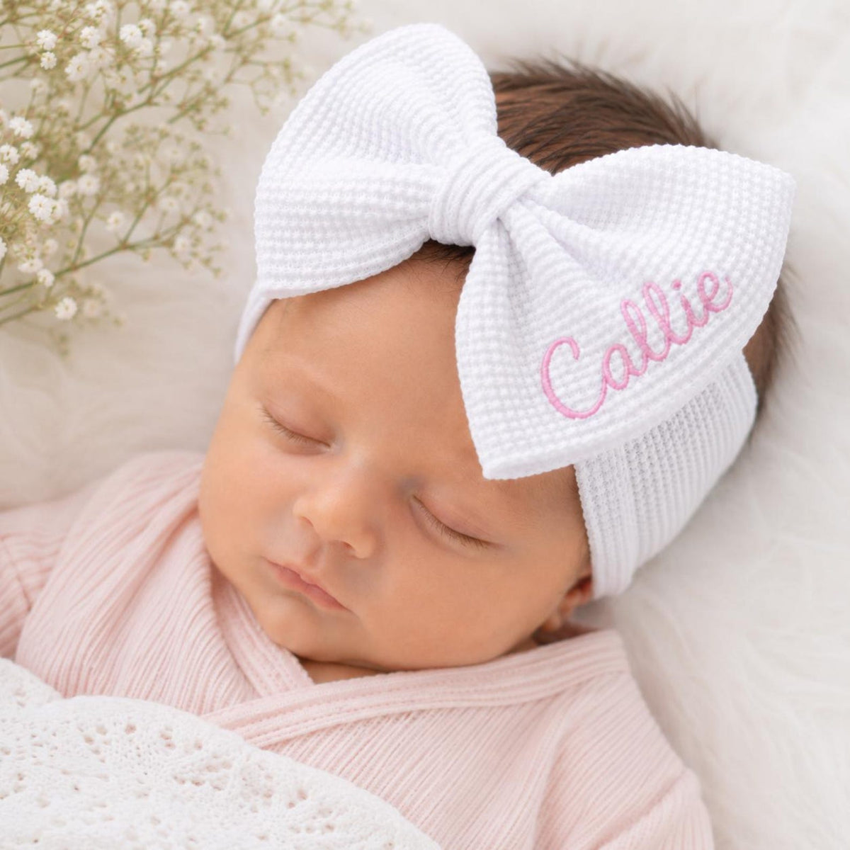 Personalized Big Bow Headband