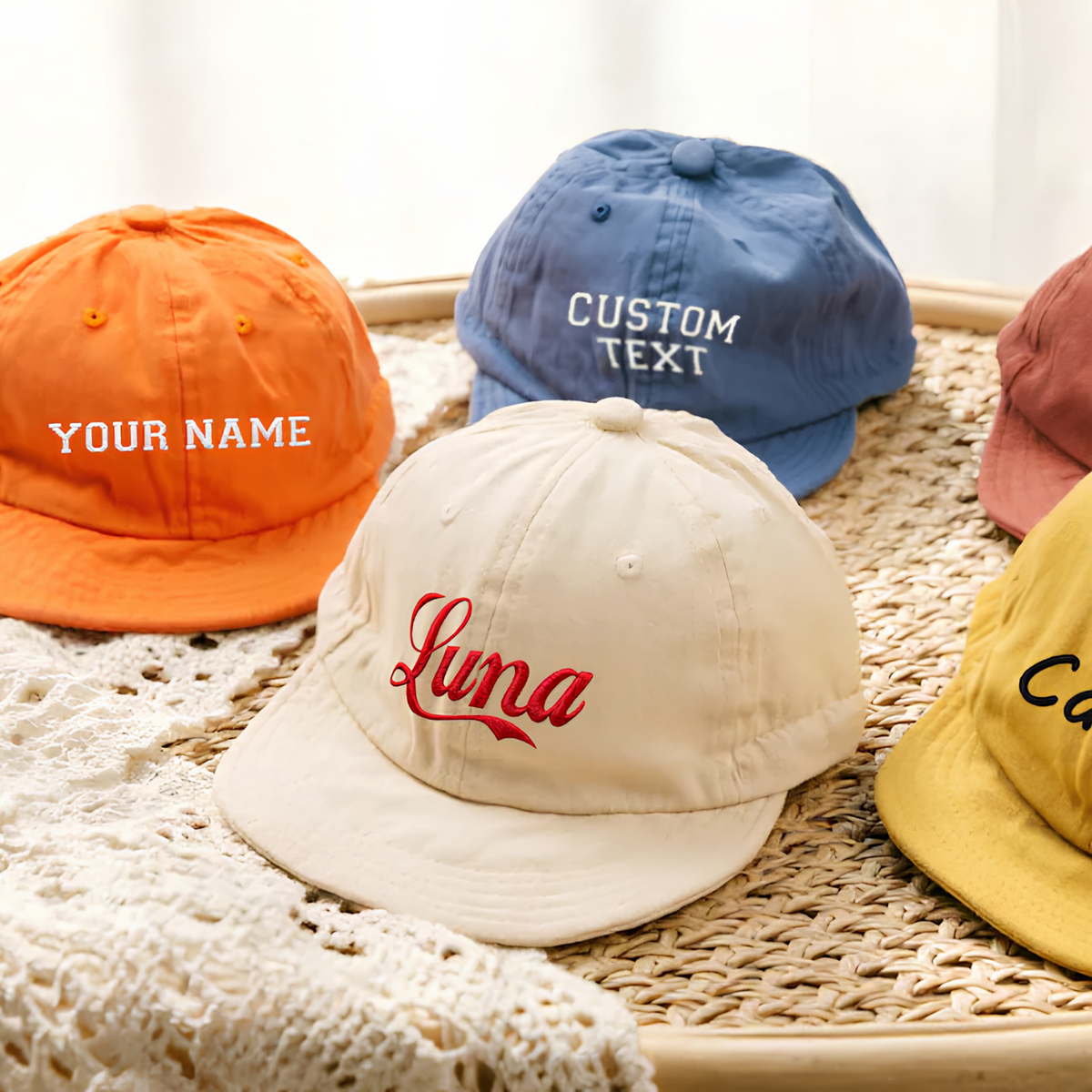 Customize Name Structured Cap