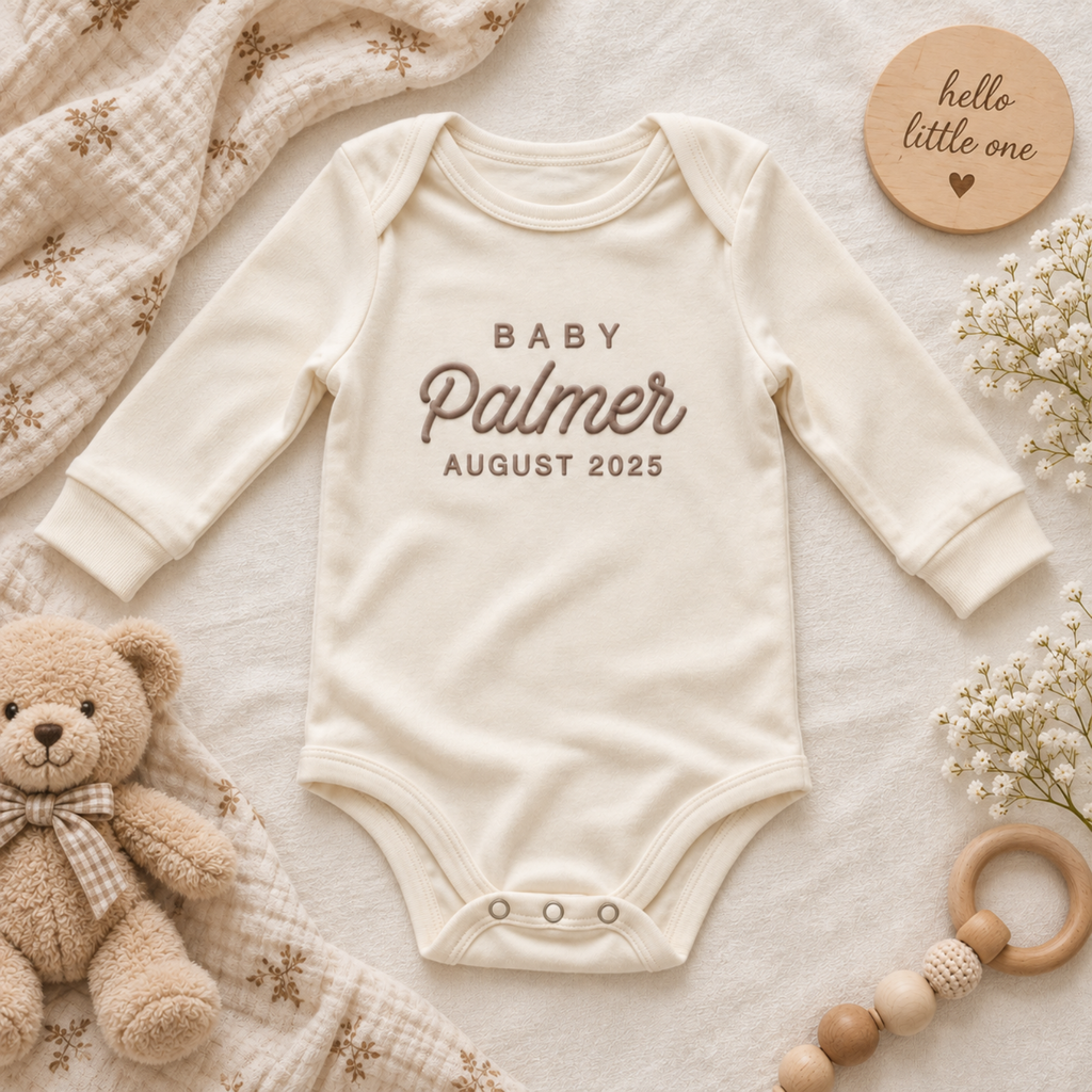 Personalized Baby Keepsake Bodysuit