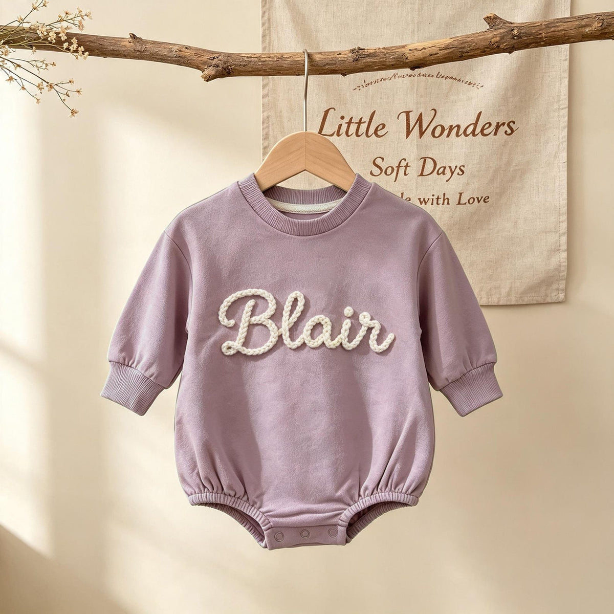 Personalized Name Bubble Romper
