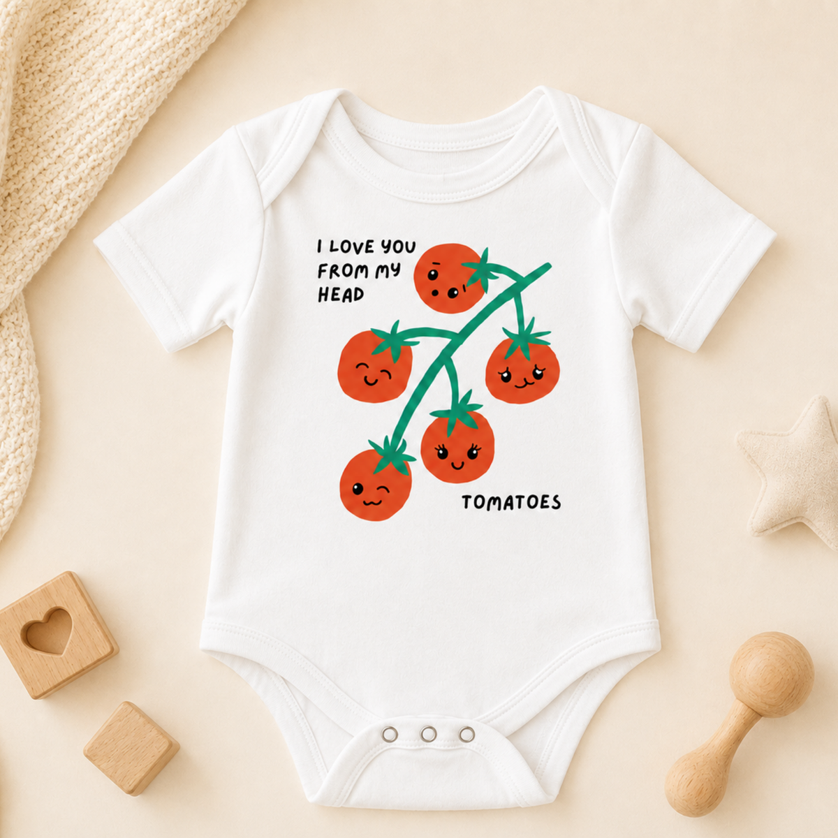 Happy Tomatoes Baby Bodysuit