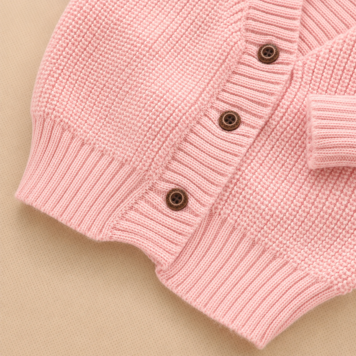 Cherry Knit Baby Cardigan