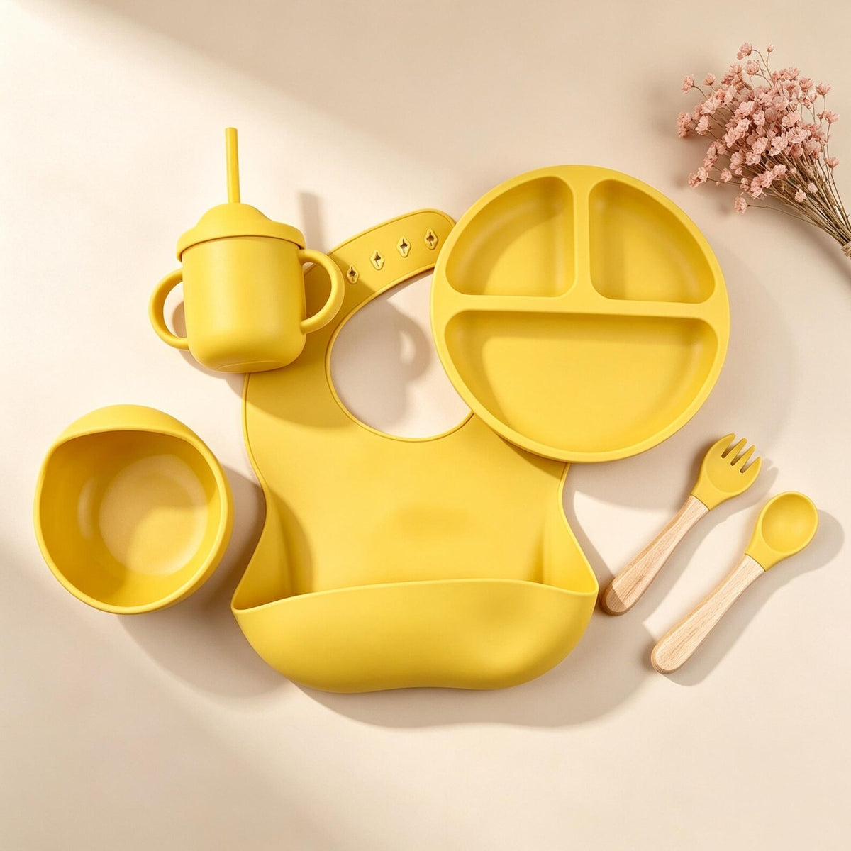Personalized 6-Piece Baby Mealtime Set
