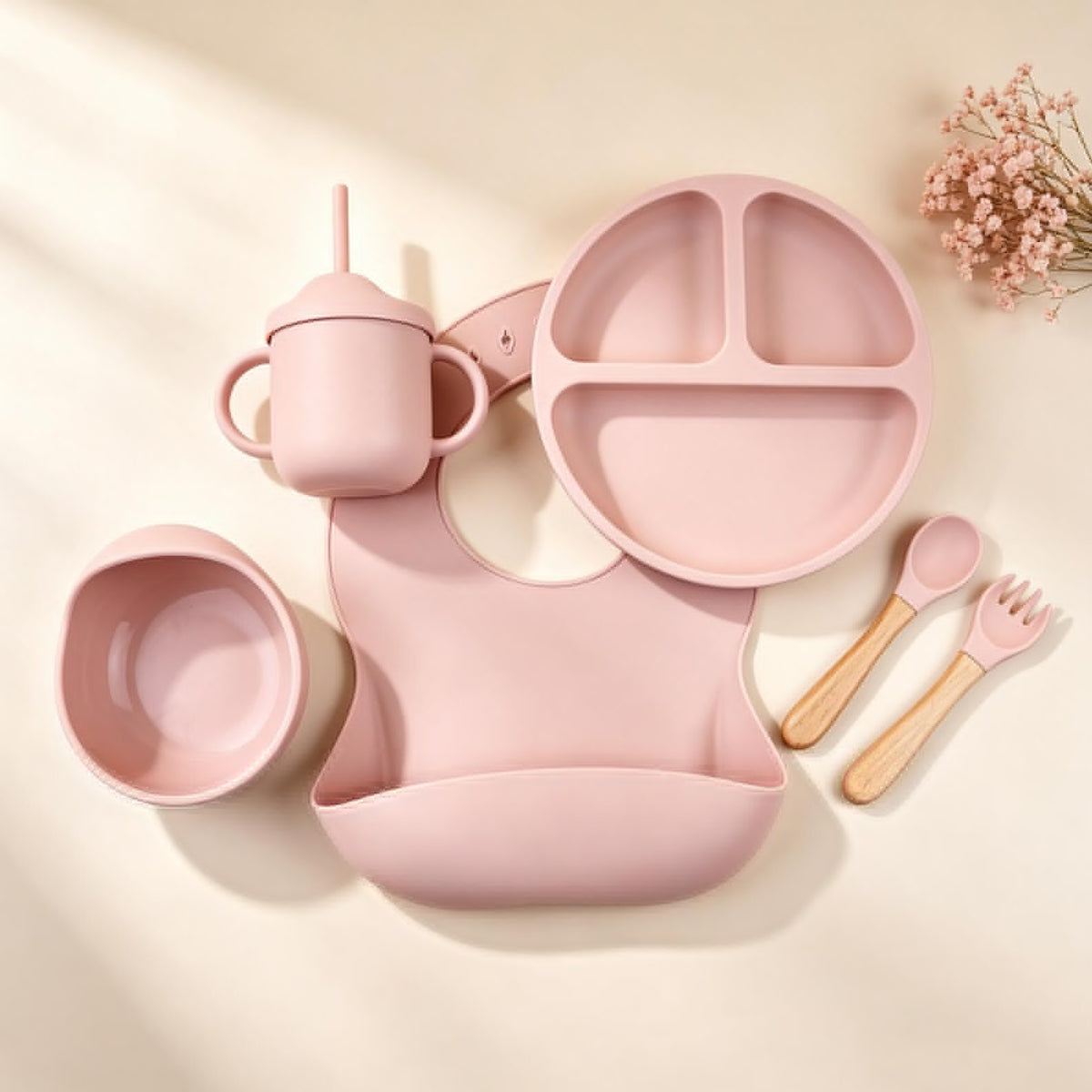 Personalized 6-Piece Baby Mealtime Set