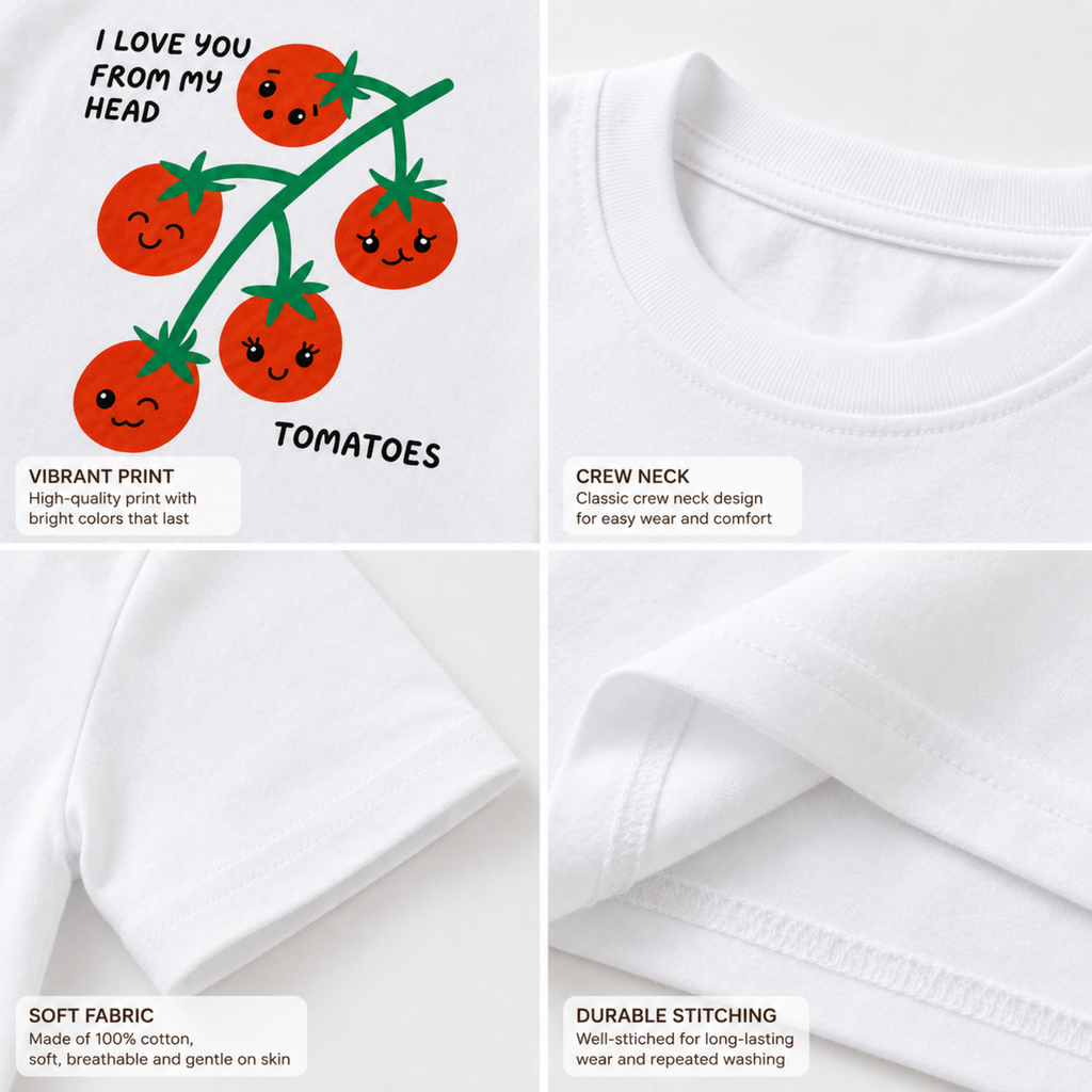 Happy Tomatoes Kids T-Shirt
