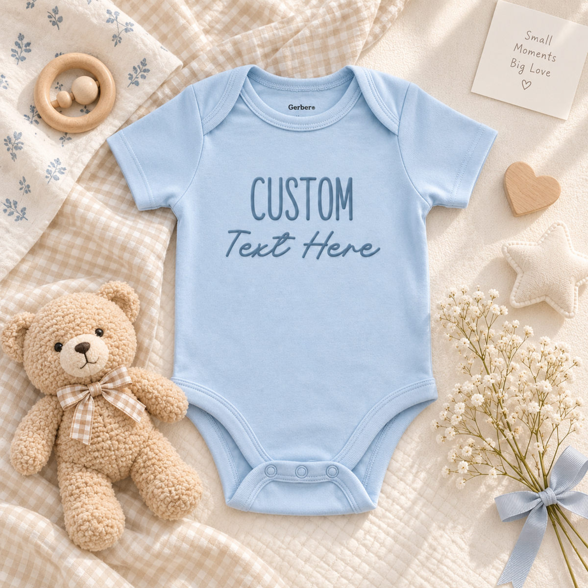 Personalized Little Message Bodysuit