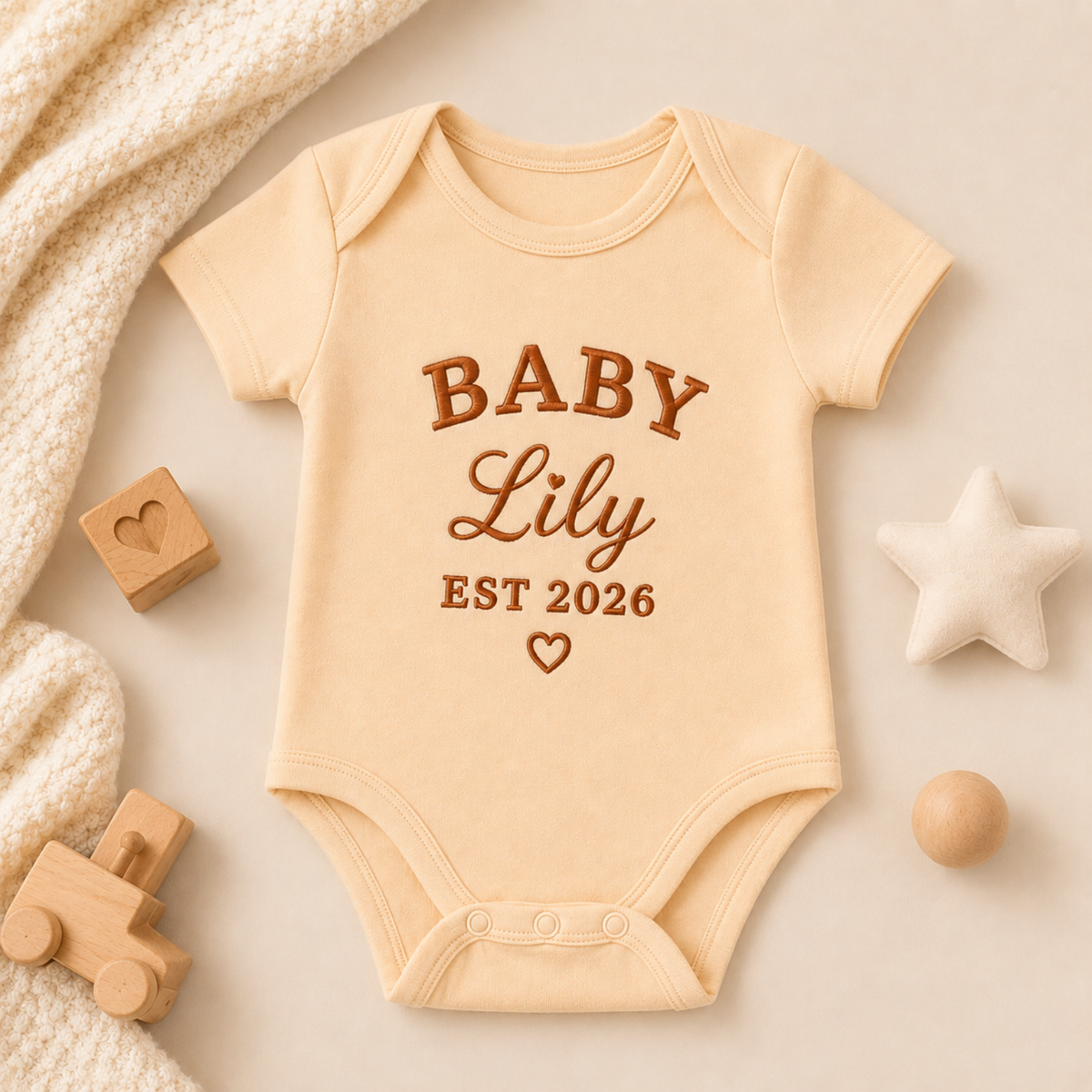Personalized Little Arrival Bodysuit