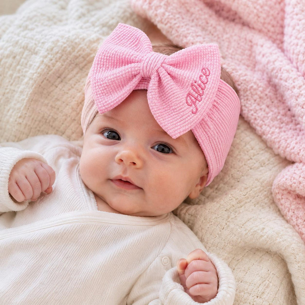 Personalized Big Bow Headband