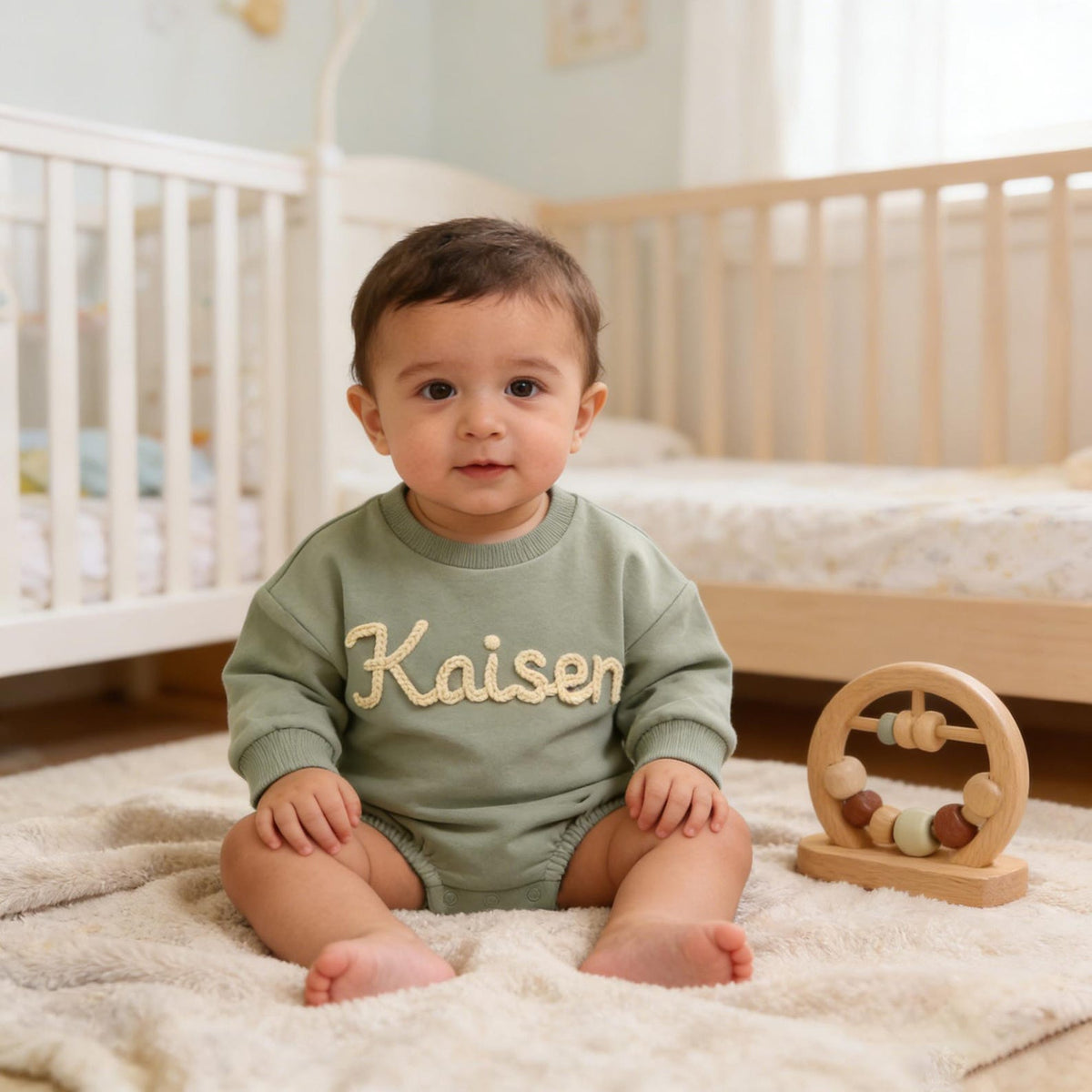 Personalized Name Bubble Romper