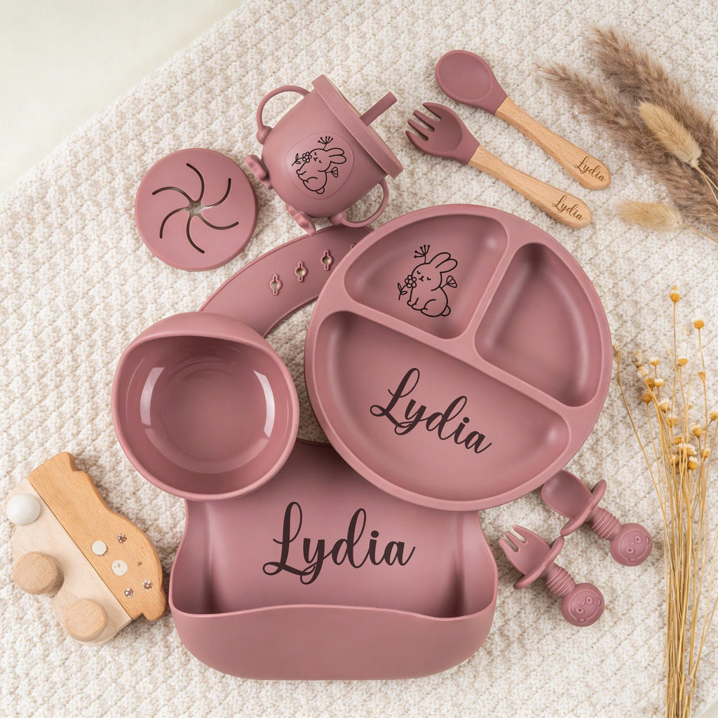 Personalized 10-Piece Baby Mealtime Set