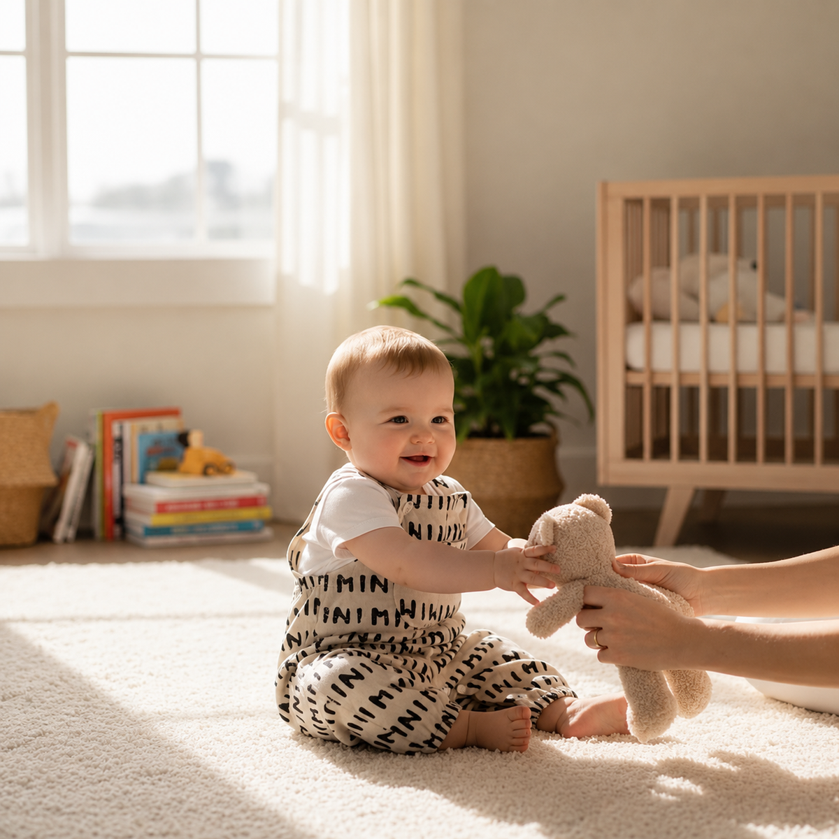 Mini Print Baby Romper