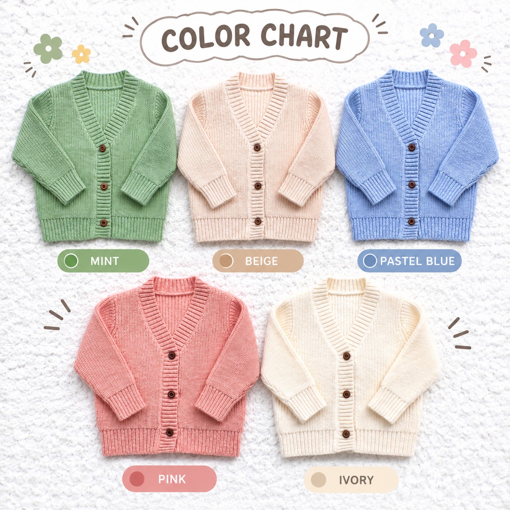 Personalized Name Baby Knit Cardigan