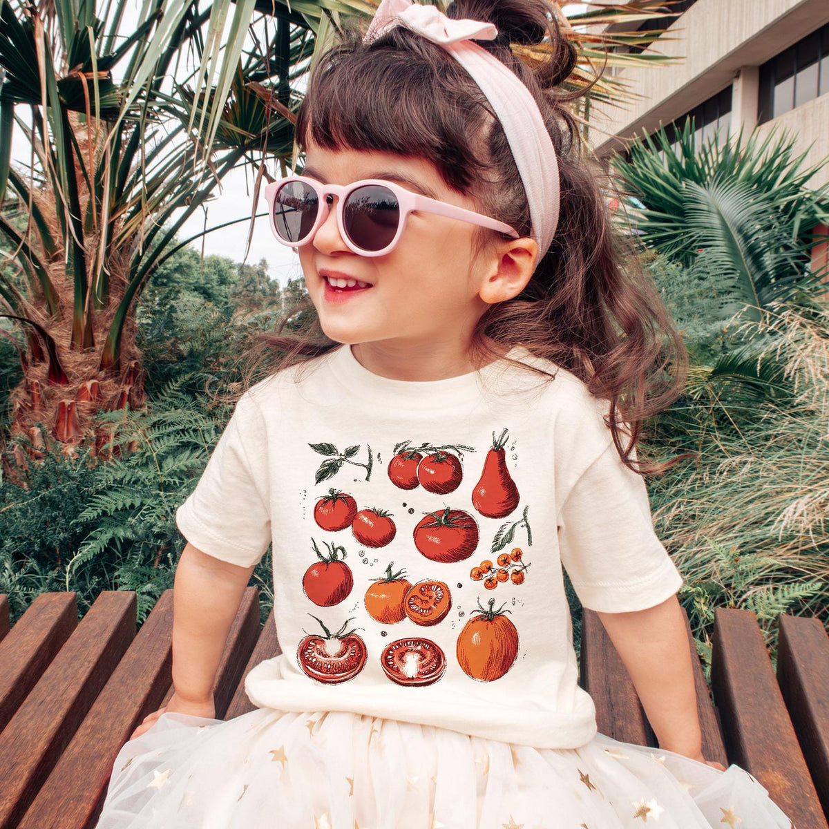 Vintage Tomato Garden Kids T-Shirt