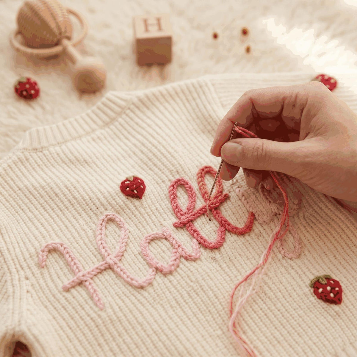 Personalized Name Baby Knit Cardigan