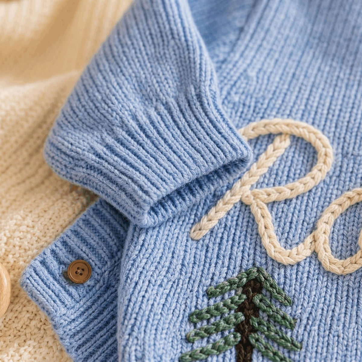 Personalized Little Pine Cardigan