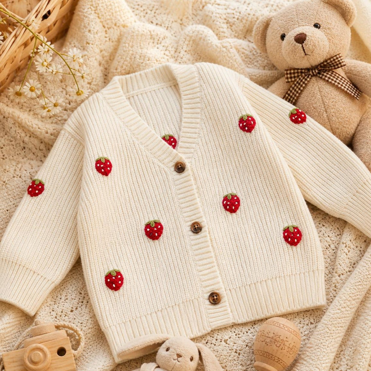 Personalized Name Baby Knit Cardigan