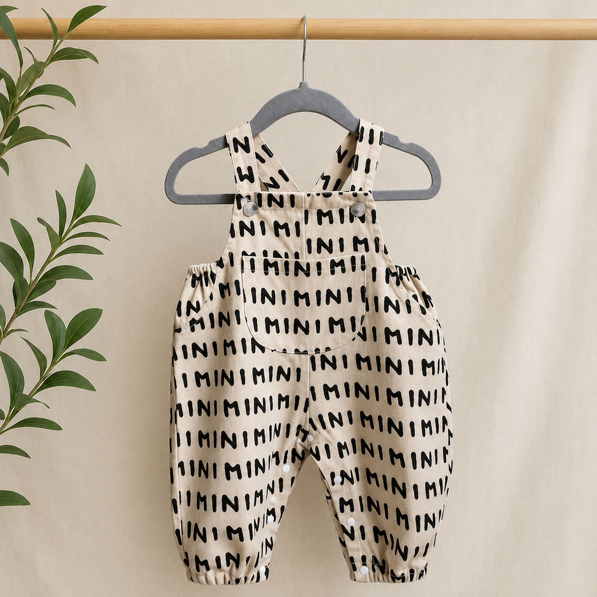 Mini Print Baby Romper